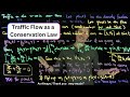 Traffic Flow as a Scalar Conservation Law