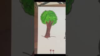 #tree #drawing #technique #shortsvideo #creativeart #reels ​⁠@GeniusJunior456 #short