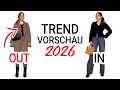 Die 7 Größten MODETRENDS 2026 Was Ist IN OUT