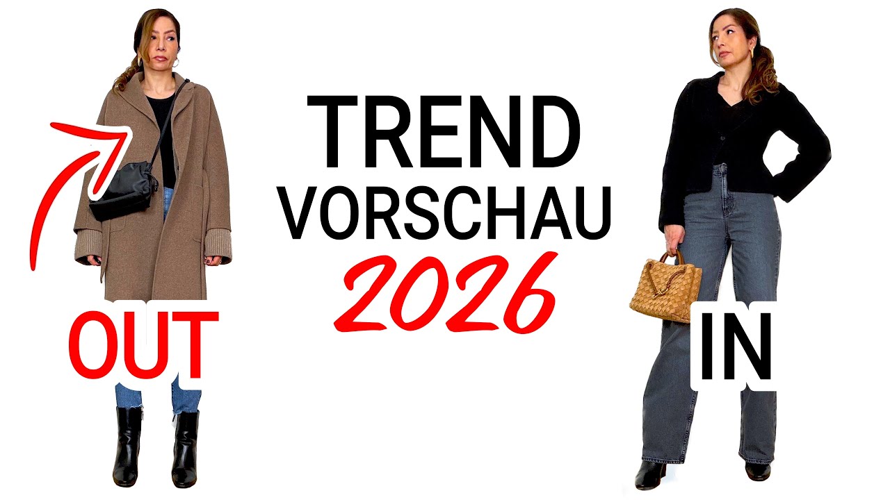 Die 7 größten MODETRENDS 2026: Was ist IN & OUT?