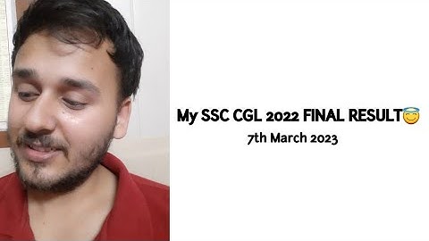 My SSC CGL 2022 Final Result!!😇 #ssc #ssccgl #finalresult