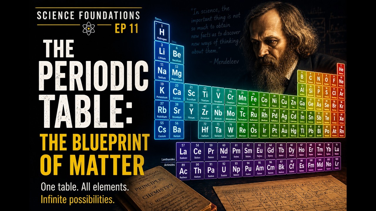 The Periodic Table Explained: The Blueprint of Matter | Science Foundations Ep. 11