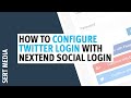 How To Setup Twitter Login With Nextend Social Login For WordPress - Nextend Social Login Tutorial