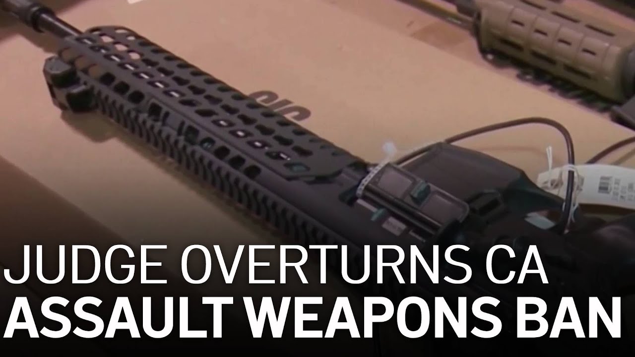 Federal Judge Overturns California's Ban on Assault Weapons