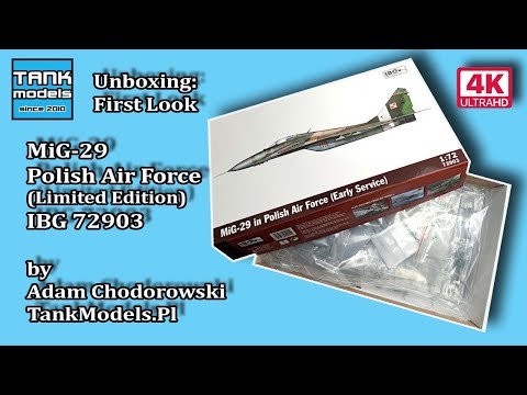 Video: IBG Models 72903 MiG-29 v polském letectvu, rané období služby (1/72, limitovaná edice s 3D tištěnými díly)