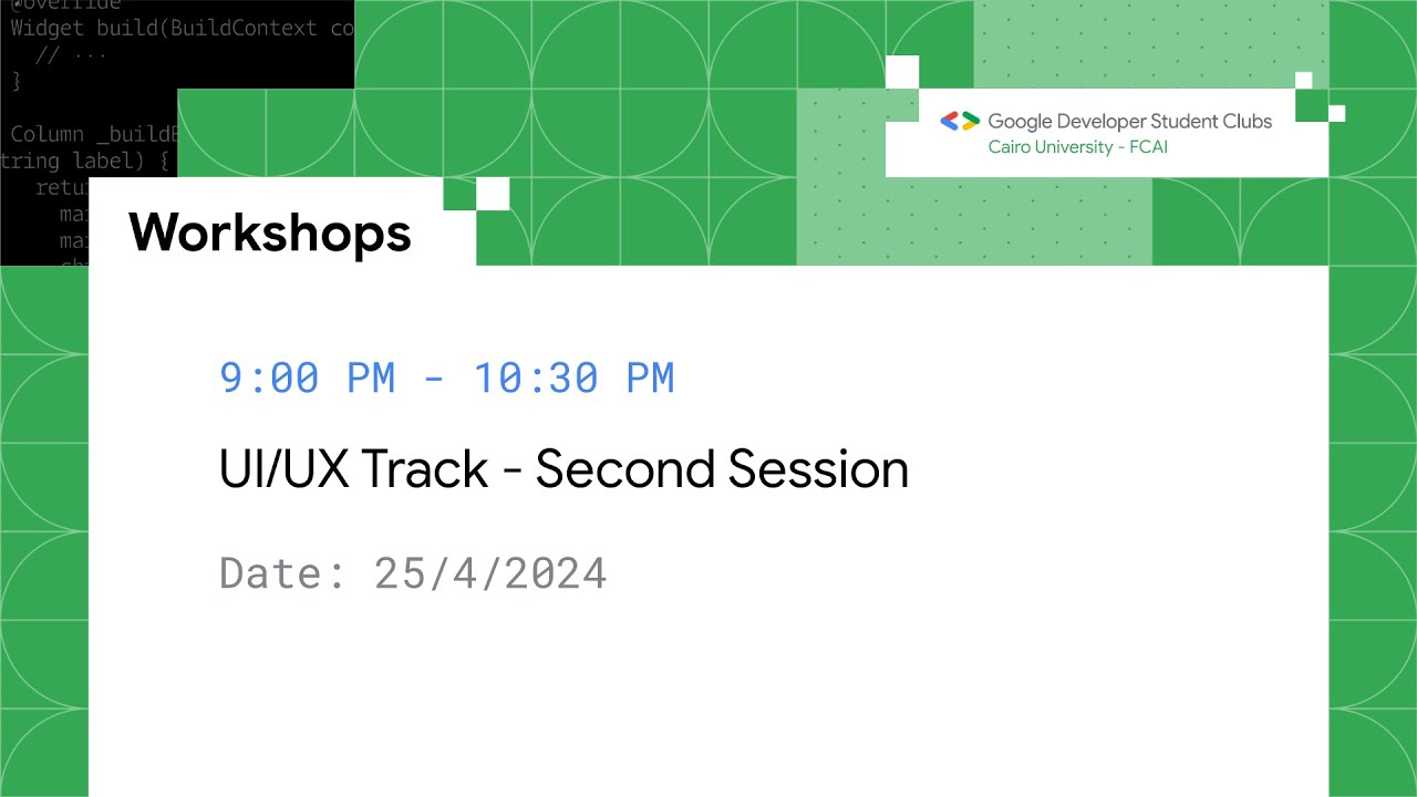 UI/UX Fundamentals Workshop - Session #2 - Part 2 - YouTube