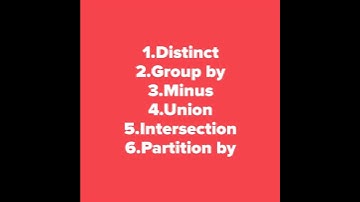 SQL TIP- What are the SQL keywords which have inbuilt distinct functionality apart from DISTINCT?