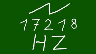 17218 hz saw