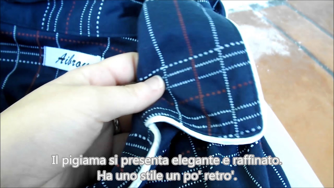 Pigiama scozzese da uomo in cotone Aibrou