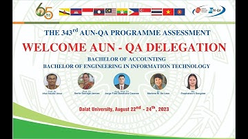 ĐÁNH GIÁ CHẤT LƯỢNG ĐÀO TẠO THEO TIÊU CHUẨN AUN-QA CHO 02 CTĐT