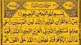 Surah Yaseen ( Yaseen ) Full With Arabic Text By Hafiz Abdul Hanan 💕Beautifull Recitation💕