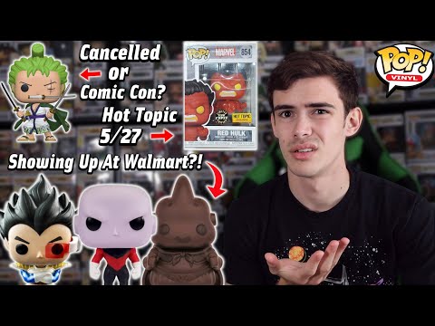 Walmart Restocks Anime Convention Funko Pops | New Zoro Cancelled? | Red  Hulk Hot Topic Glow Chase - YouTube