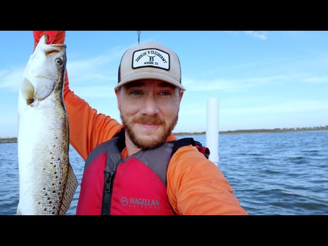 Catching Speckled Trout on Soft Plastics - Kayak Fishing the Upper Laguna  Madre in South Texas 