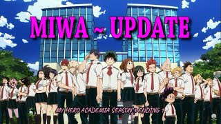 Miwa - Update [My Hero Academia S3 Ed1] [Karaoke] [Instrumental] With Lyric