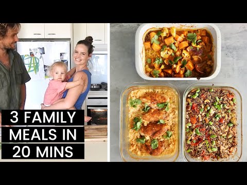 prep-3-family-dinners-in-under-20-minutes-//-quick-dinner-recipes-gluten-+-dairy-free