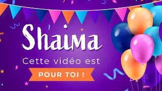 🎂 Chanson Joyeux Anniversaire Shaima - Les Chatons Les Plus Mignons 🎂🎉 