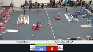 Practice 12 - AM Kettering Week 0 2023