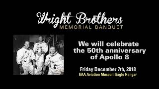 2018 EAA Wright Brothers Banquet Theme - 50th Anniversary of Apollo 8