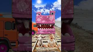 Cute Baby And Mutton This Enjoy Meeting One Pac-Man What Is This