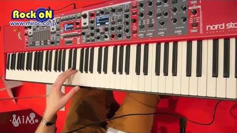 Nord Stage 3 Key Split mode in Musikmesse 2017 by Rock oN