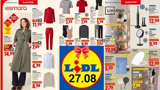 Lidl Arrivage de la Semaine 27.08 ✨  Nouveau Catalogue Lidl ✨ Textile Parkside Cuisine #lidl