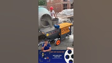Máy phun vữa trát tường #xaydung #construction
