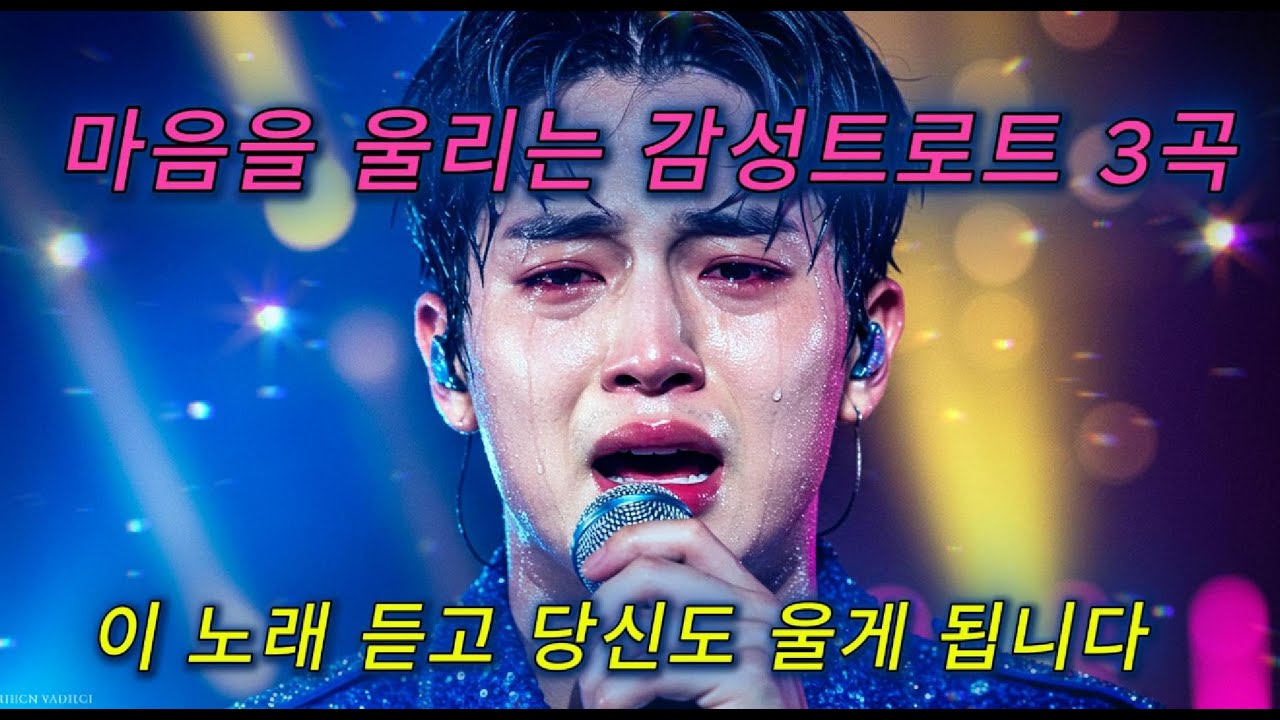 마음을 울리는 감성트로트 3곡...첫 소절에 이미 울컥...