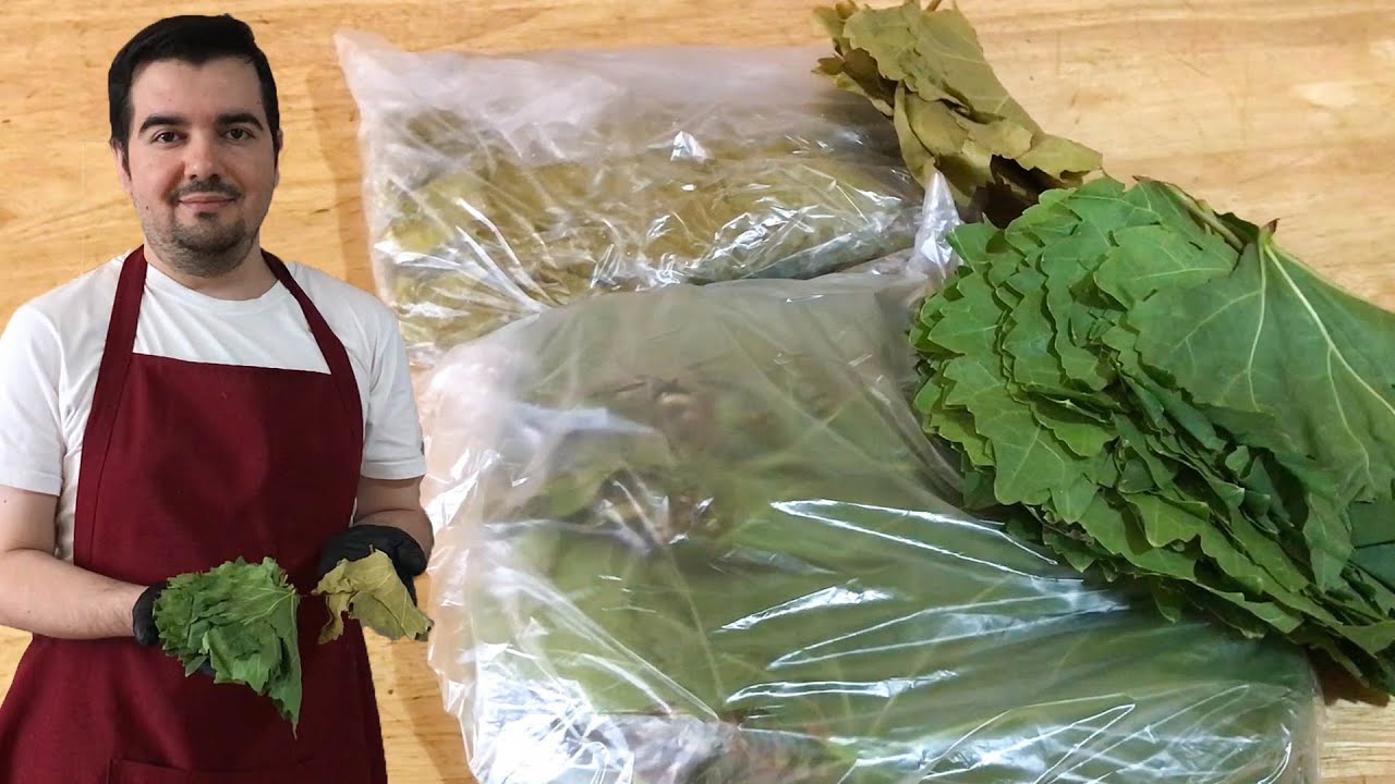 Ինչպես պահել Խաղողի Տերևները  սառցախցիկում / Սառեցման Երկու տարբերակ