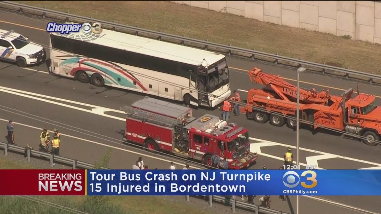15 People Injured After Tractor-Trailer, Charter Bus Crash On New ...