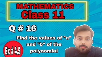 FSc Math Part 1 | Ex # 4.5 Q # 16 | Class 11 Unit 4| Use synthetic division for the polynomial