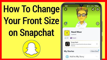 How To Change Font Size on Snapchat - 2022 | Can you change the font on Snapchat?