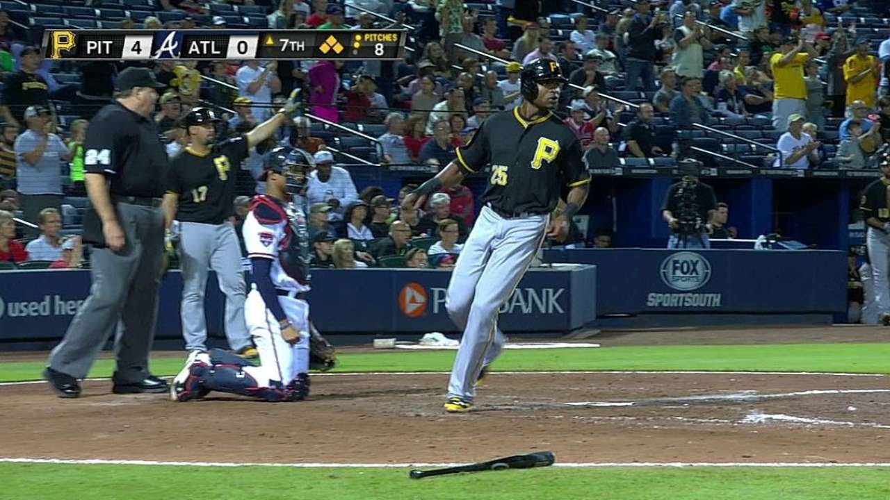 PIT@ATL: Marte tacks on two more with a double