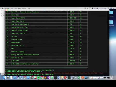 Ed's CLI Storefront  Apps