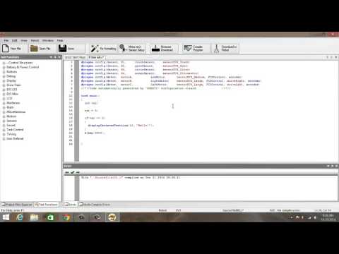 RobotC Control Structures If-Else GR