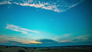 Timelapse Sky Blue Clouds Wind |Video-Audio footage HD Free