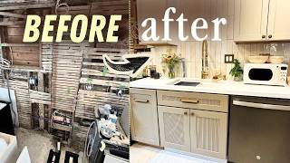 My Kitchen FLOODED and Rebuilt It Better | Before &  After + Under Sink RO System DIY Install 🚰