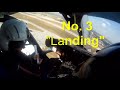 Helicopter Landing - Student Pilot Training Struggle