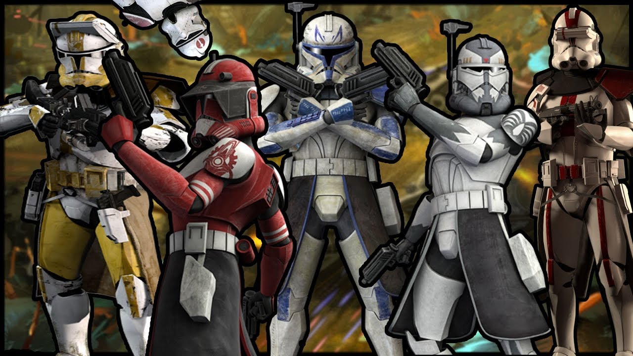 all clone trooper commanders