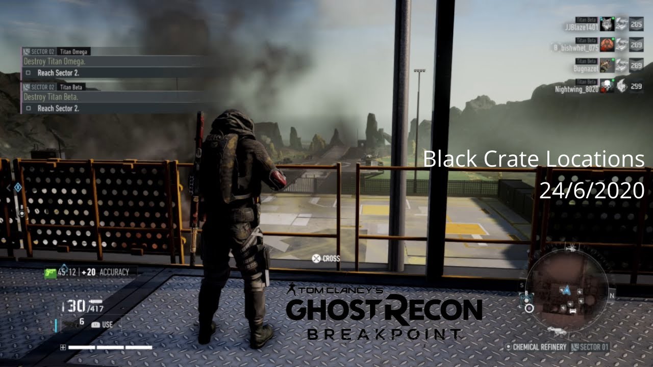 GHOST RECON BREAKPOINT Raid Black Crate Locations(24 June 2020)