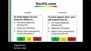 VocFit: "what do the colors mean?"