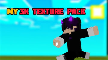My 3k TEXTURE PACK 😱 RELEASED