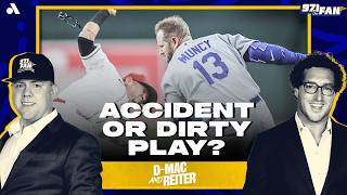 "DIRTY AS HELL!" – Muncy Under Fire After VIOLENT First Base Crash!