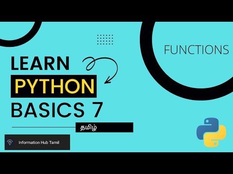 Python Basics 7 | Functions | Tamil
