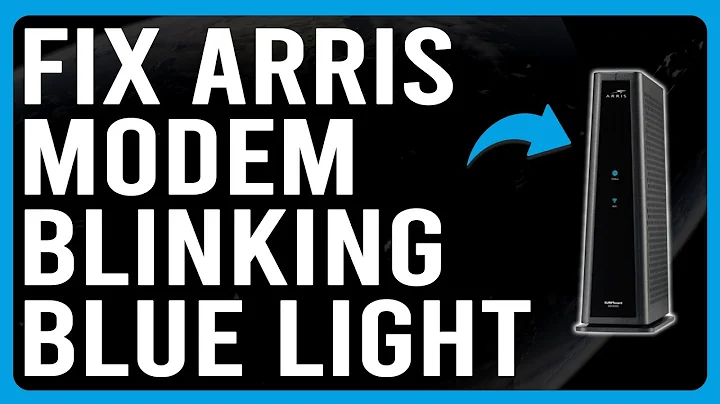 Arris Modem Blinking Blue Light (What Does The Blinking Blue Light Mean? - Is It A Problem?)