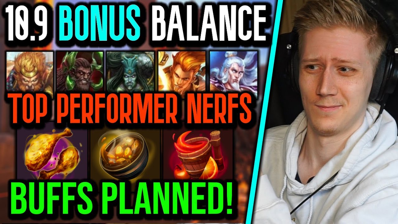 10.9 Bonus Balance Is Mostly Great! - Top Performer Nerfs + Recipe ...