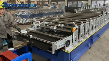 Double layer forming machine running video