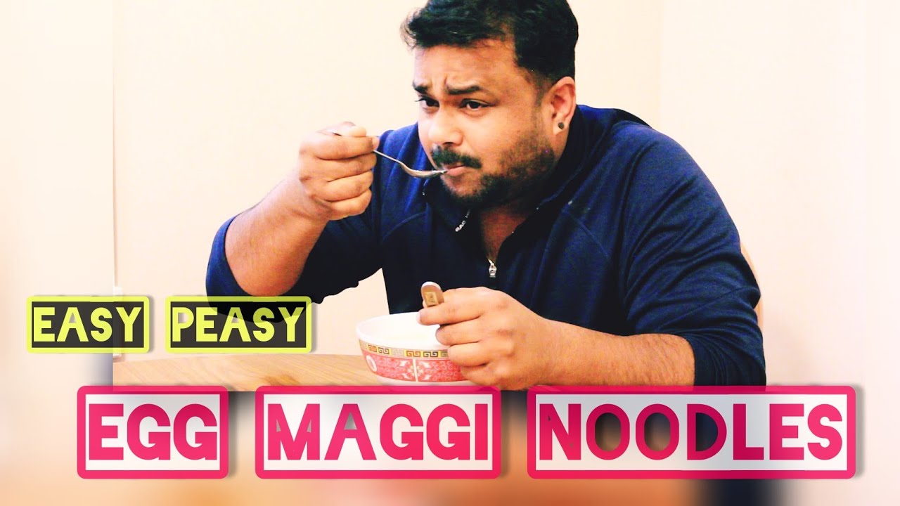 Egg Maggi Noodles in Microwave Oven Easy Peasy Maggi Noodles