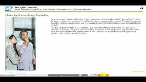 SAP ABAP Training Video Series || Web Dynpro Controllers  TAW 12 (Unit 20)