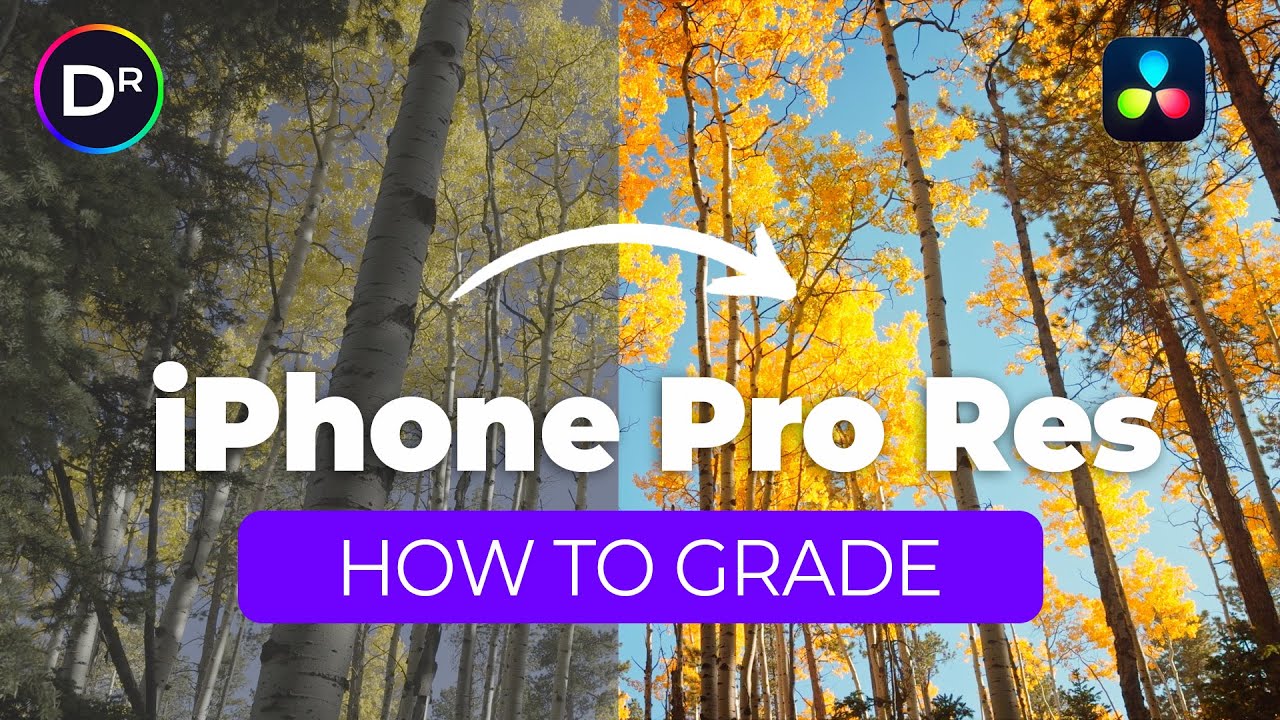 iPhone ProRes RAW: Grading ProRes Raw in DaVinci Resolve - YouTube