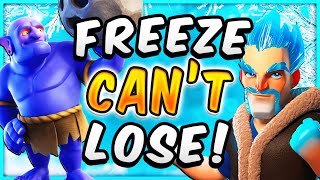 THIS FREEZE DECK DOESN'T LOSE! NEW GRAVEYARD FREEZE — Clash Royale
